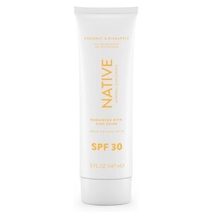 NATIVE Coconut & Pineapple Sunscreen SPF 30, NEW